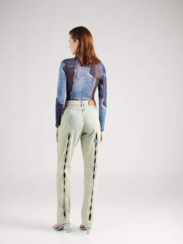 Chiara Ferragni Regular Jeans in Grün