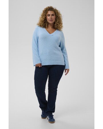 KAFFE CURVE Pullover 'KCJilanda' i blå