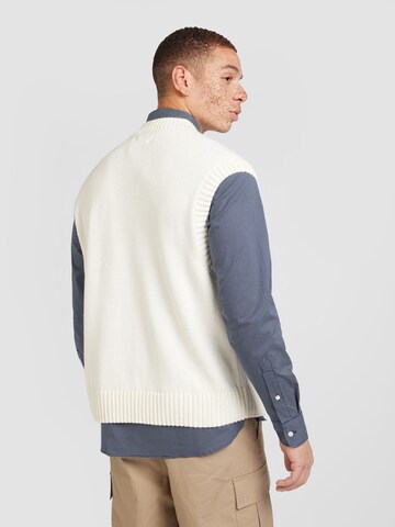 JACK & JONES Sweater Vest 'JORFREDERIKSBERG' in Beige