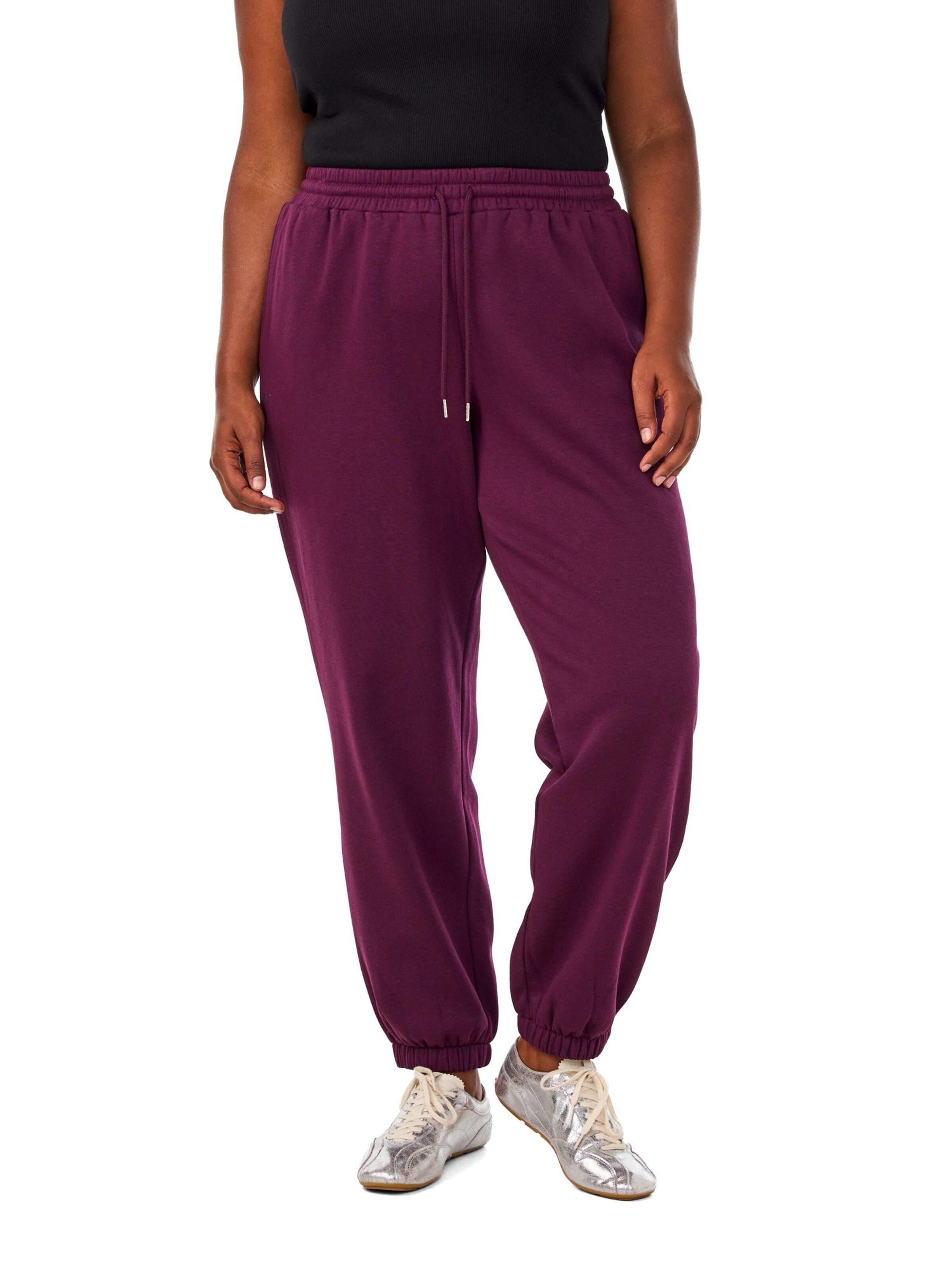 Zizzi Regular Hose 'Flamela' in Lila