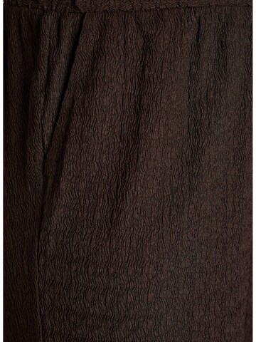 Zizzi Обычный Штаны 'Talia' в Коричневый