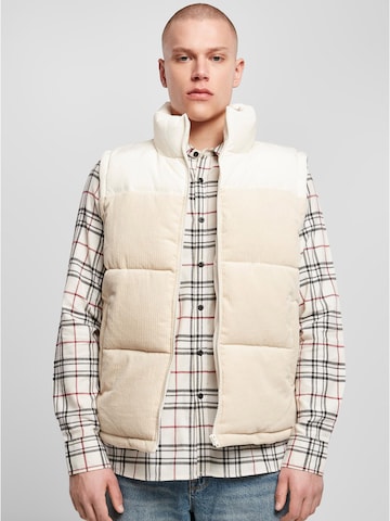 Urban Classics Bodywarmer in Beige: voorkant