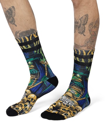 American Socks Socken 'Black plague'‌‌‌‌‌‌‌ in Grün