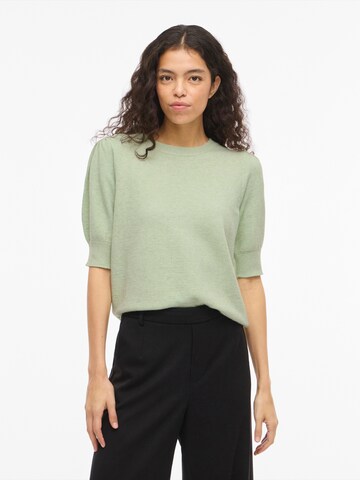 VILA Sweter 'VIRIL' w kolorze zielony: przód