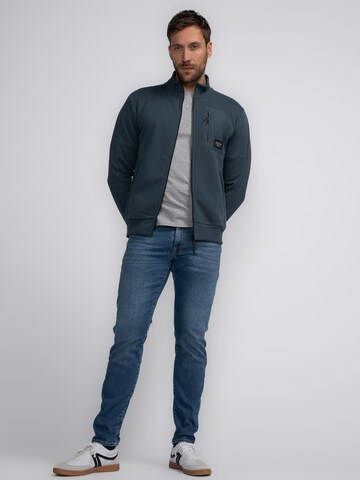 Petrol Industries Sweatjacke 'McCarthy' in Blau: Vorderseite