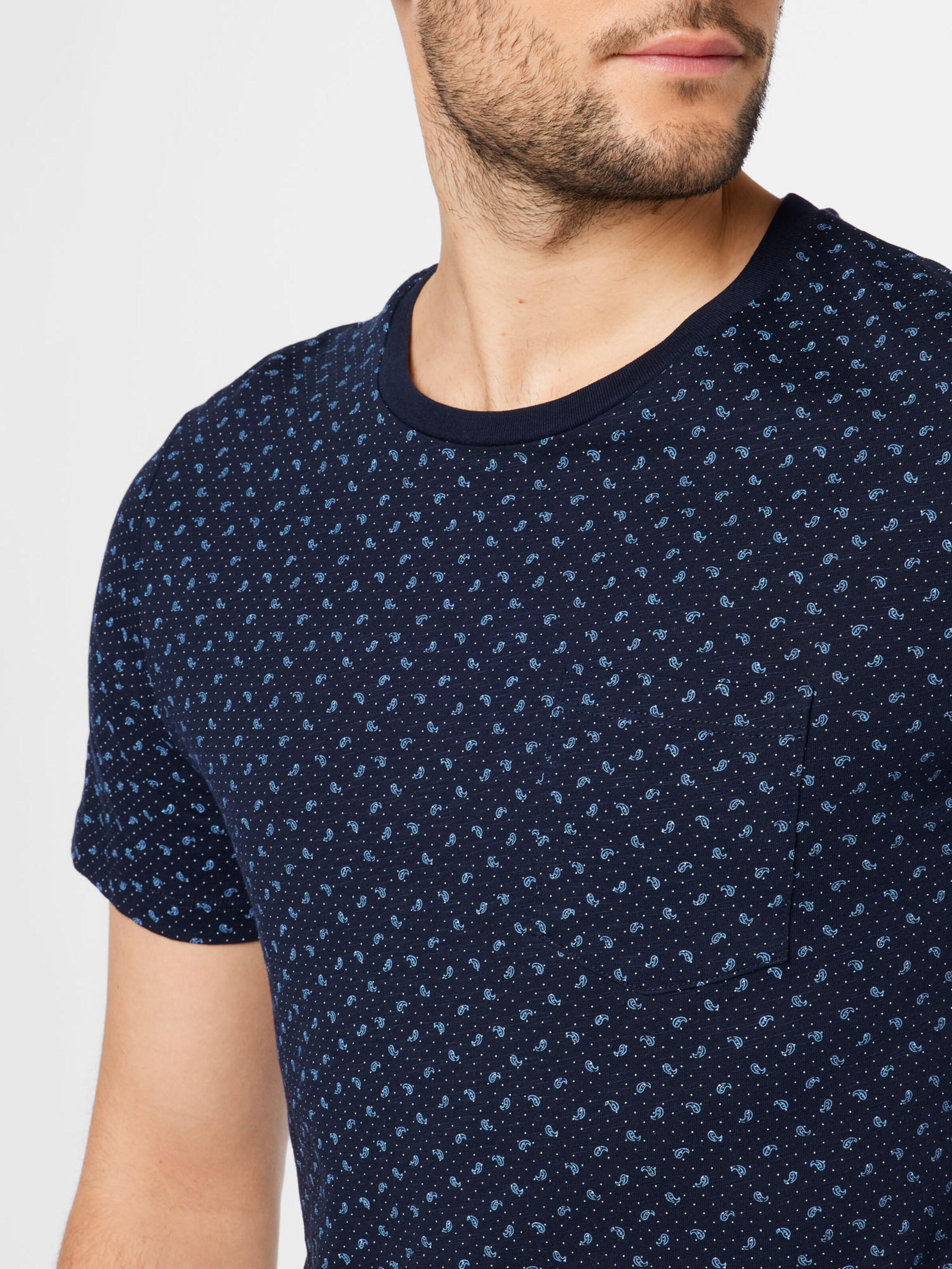 Männer Große Größen JACK & JONES T-Shirt in Navy, Hellblau - DG48225 Männer Große Größen JACK & JONES T-Shirt in Navy, Hellblau - DG48225