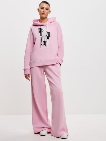 Cat e Lolette - regular Pantalón 'Palazzo Trousers' en rosa