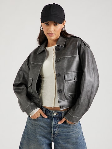 Veste mi-saison TOPSHOP en marron : devant