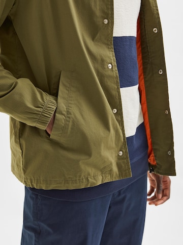 SELECTED HOMME Between-Season Jacket 'Skye' in Green