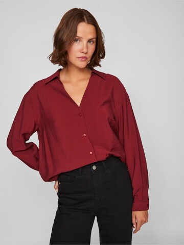 VILA - Blusa 'VIDomira' em vermelho