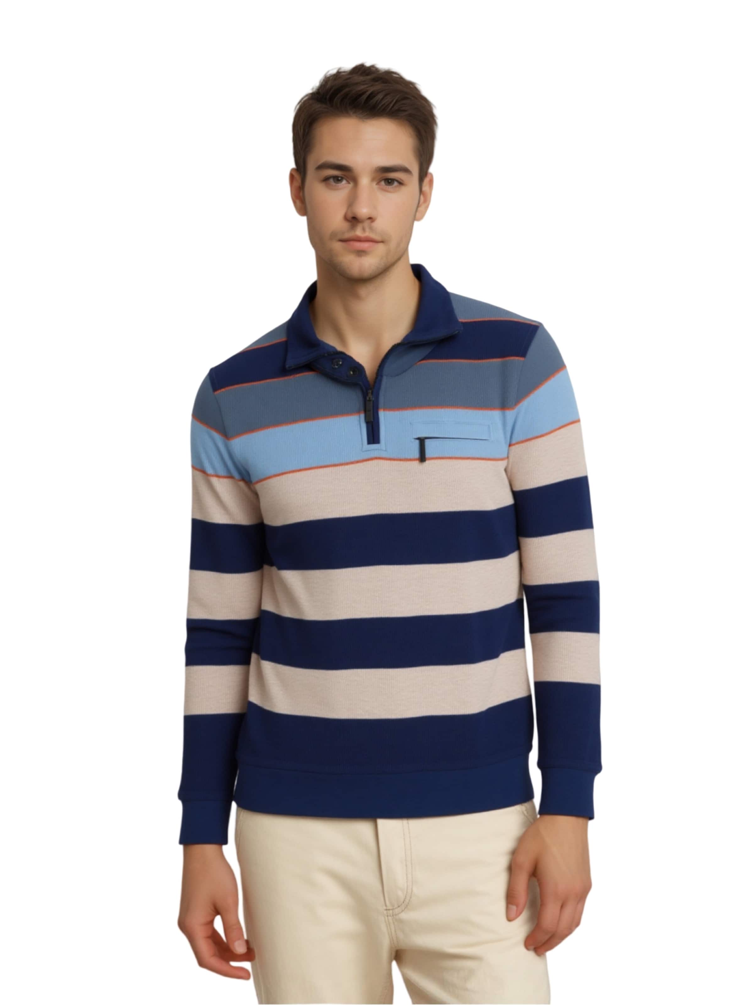 Felpa 'Stay Fresh' di HAJO in beige: frontale