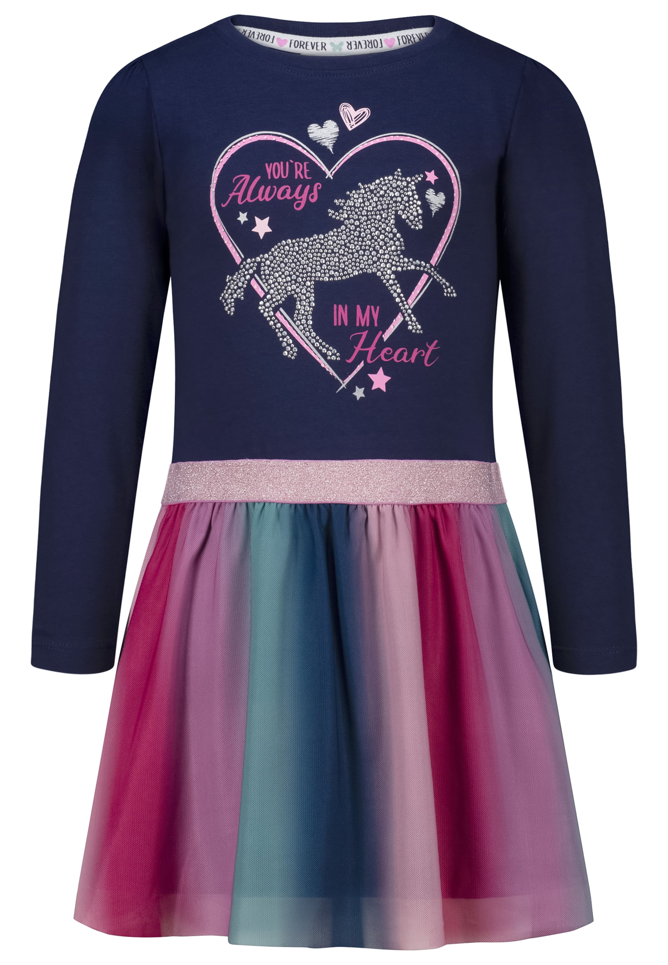 SALT AND PEPPER Kleid in Blau: Vorderseite