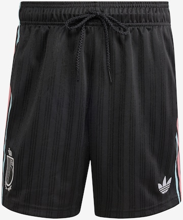 juoda ADIDAS PERFORMANCE Standartinis Sportinės kelnės 'RBFA': priekis