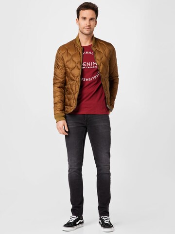 Veste mi-saison 'Liner' Superdry en marron