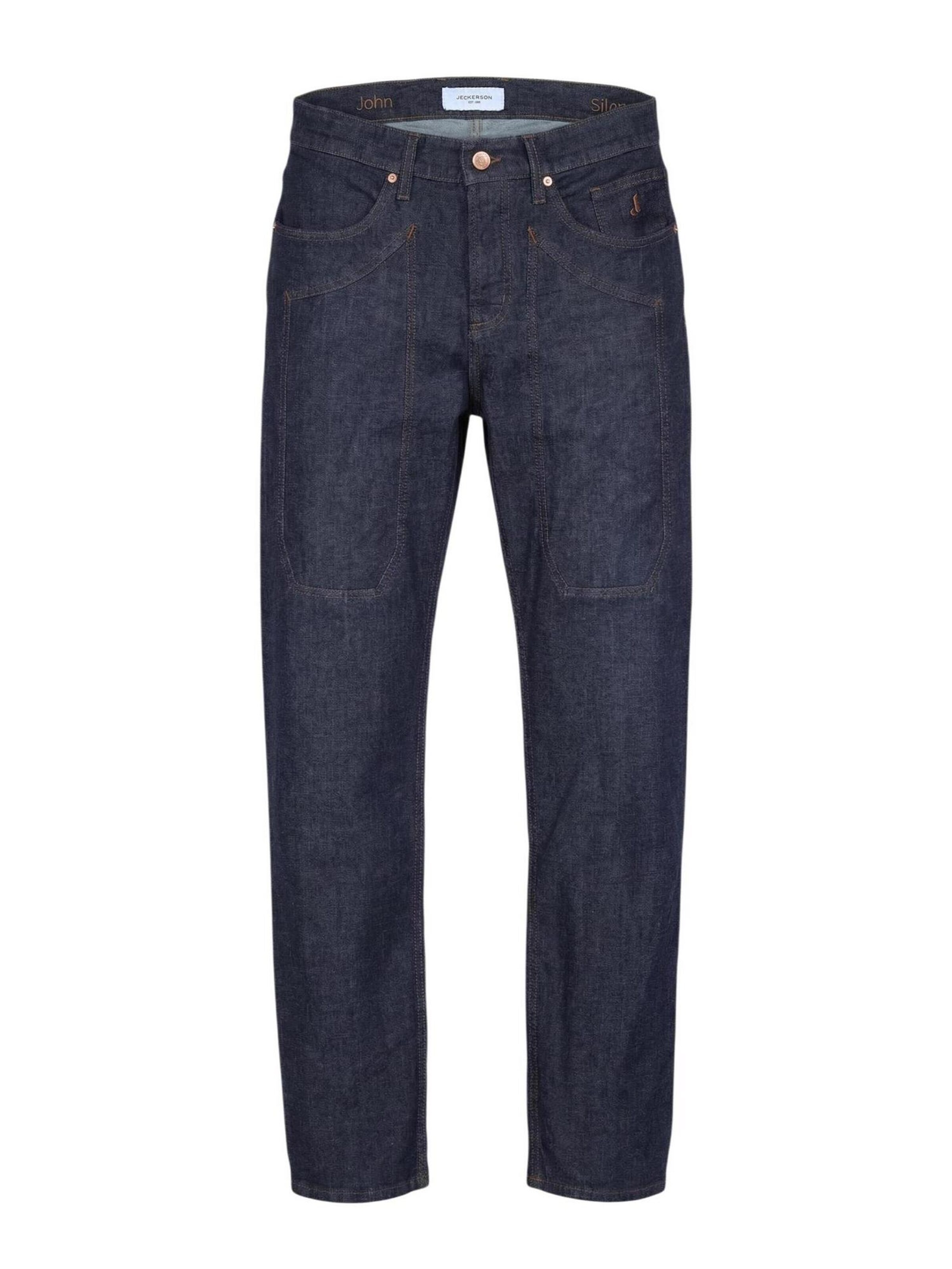 Coupe slim Jean 'JOHN 5 TASCHE TOPPA JUPPA077JOHN001 DNDTFDENI047 U045' Jeckerson en bleu : devant