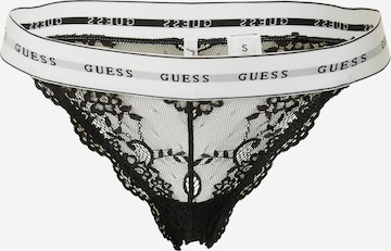 Slip GUESS en noir : devant