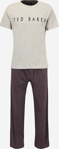 Ted Baker Long Pajamas in Grey: front
