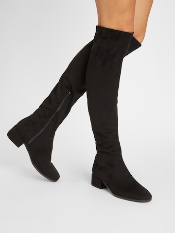 TAMARIS Over the Knee Boots in Black: front