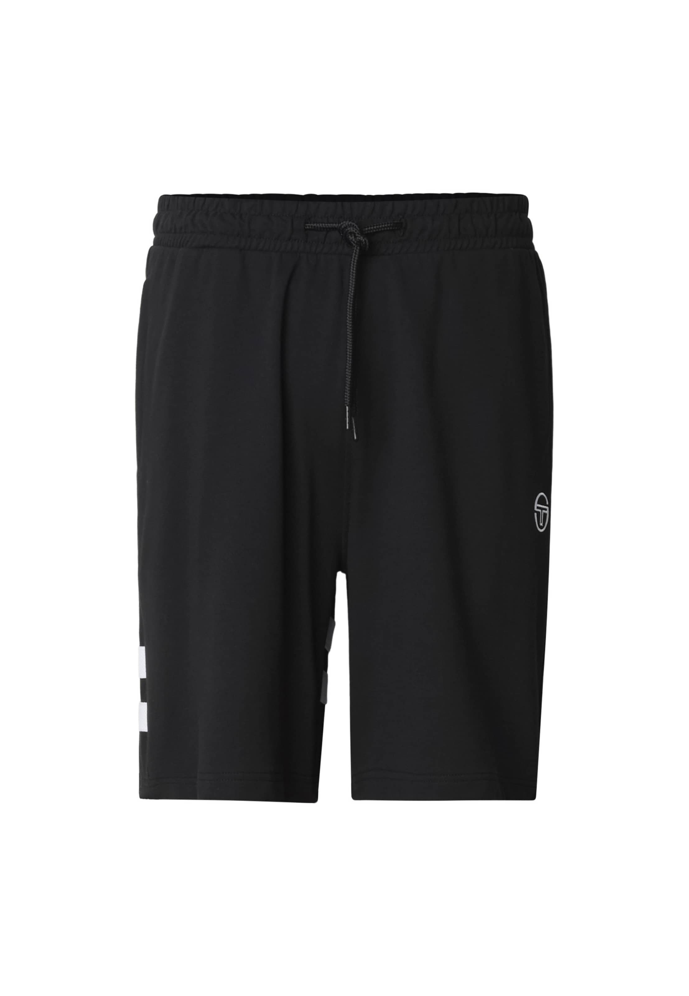 regular Pantaloni 'Egeo' di Sergio Tacchini in nero: frontale