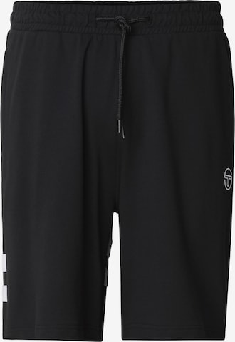 Pantaloni 'Egeo' di Sergio Tacchini in nero: frontale