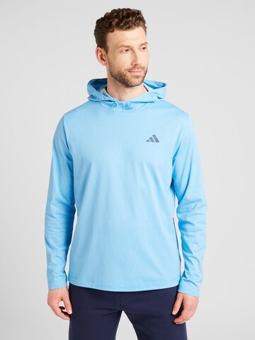 Sweat de sport ADIDAS GOLF en bleu : devant