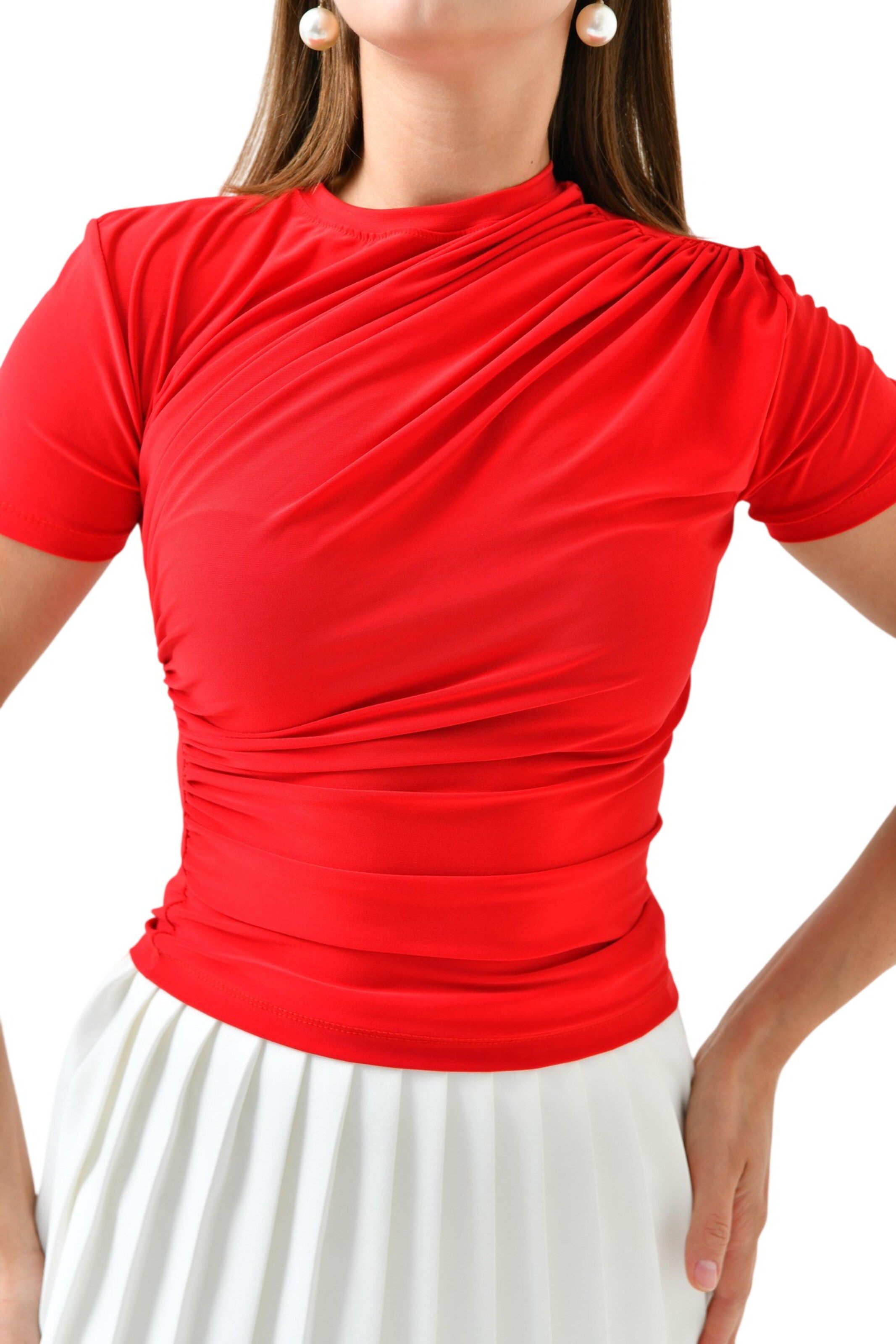 WOMAN VISION Shirt in Red