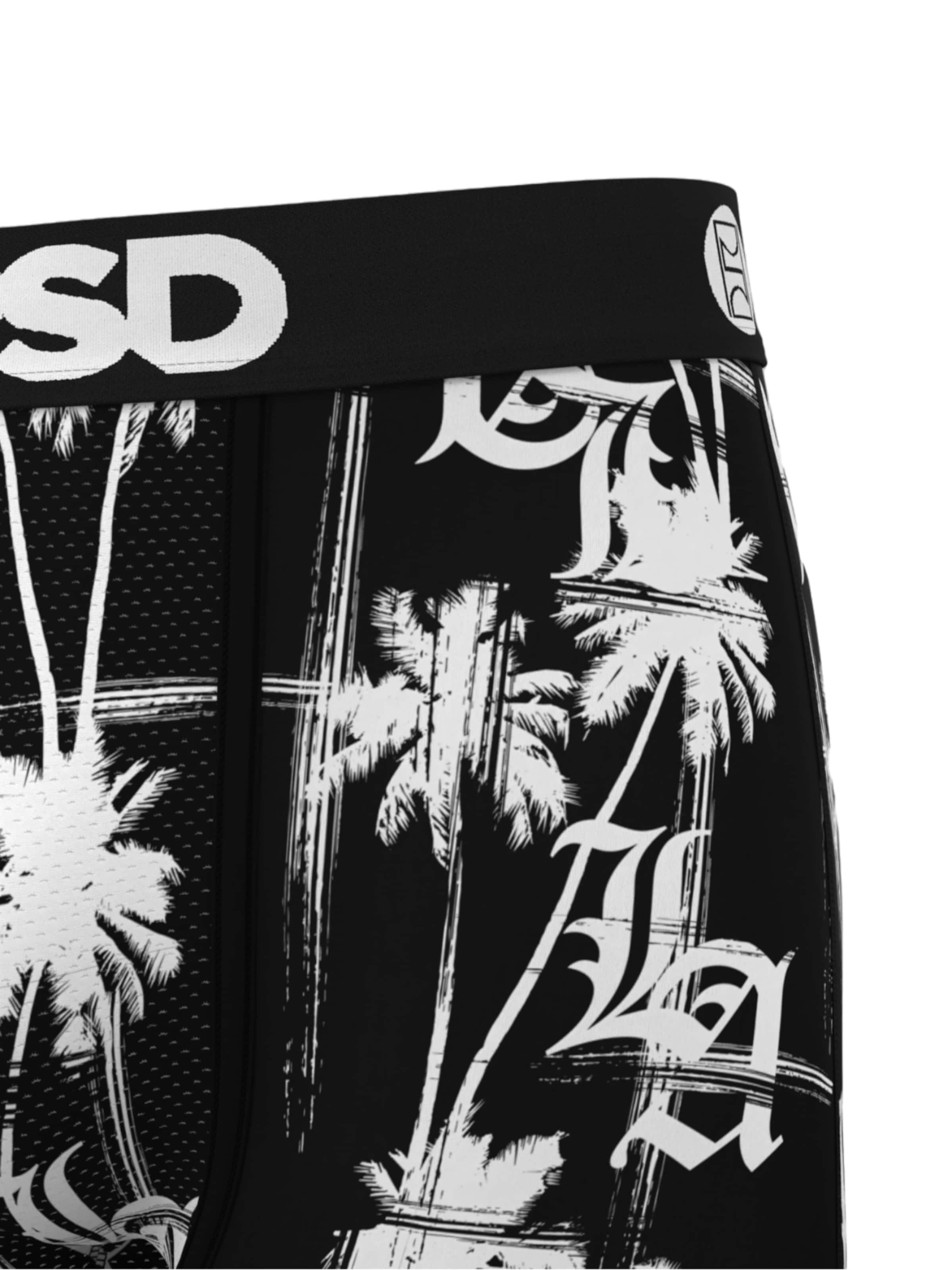 Boxer 'La Palms' di PSD in nero