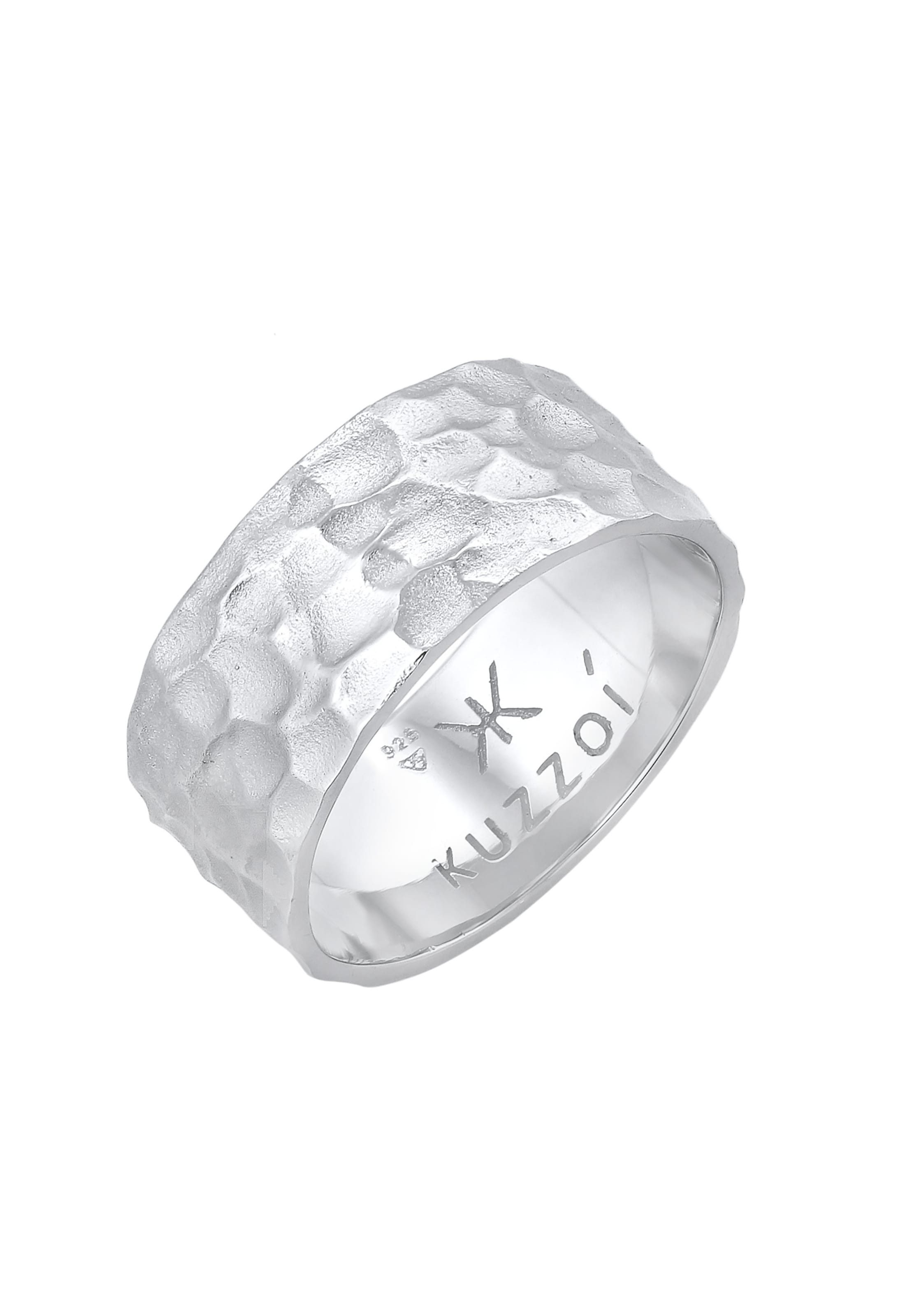 KUZZOI Ring in Silber: Vorderseite