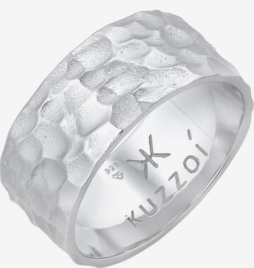 KUZZOI Ring in Zilver: voorkant