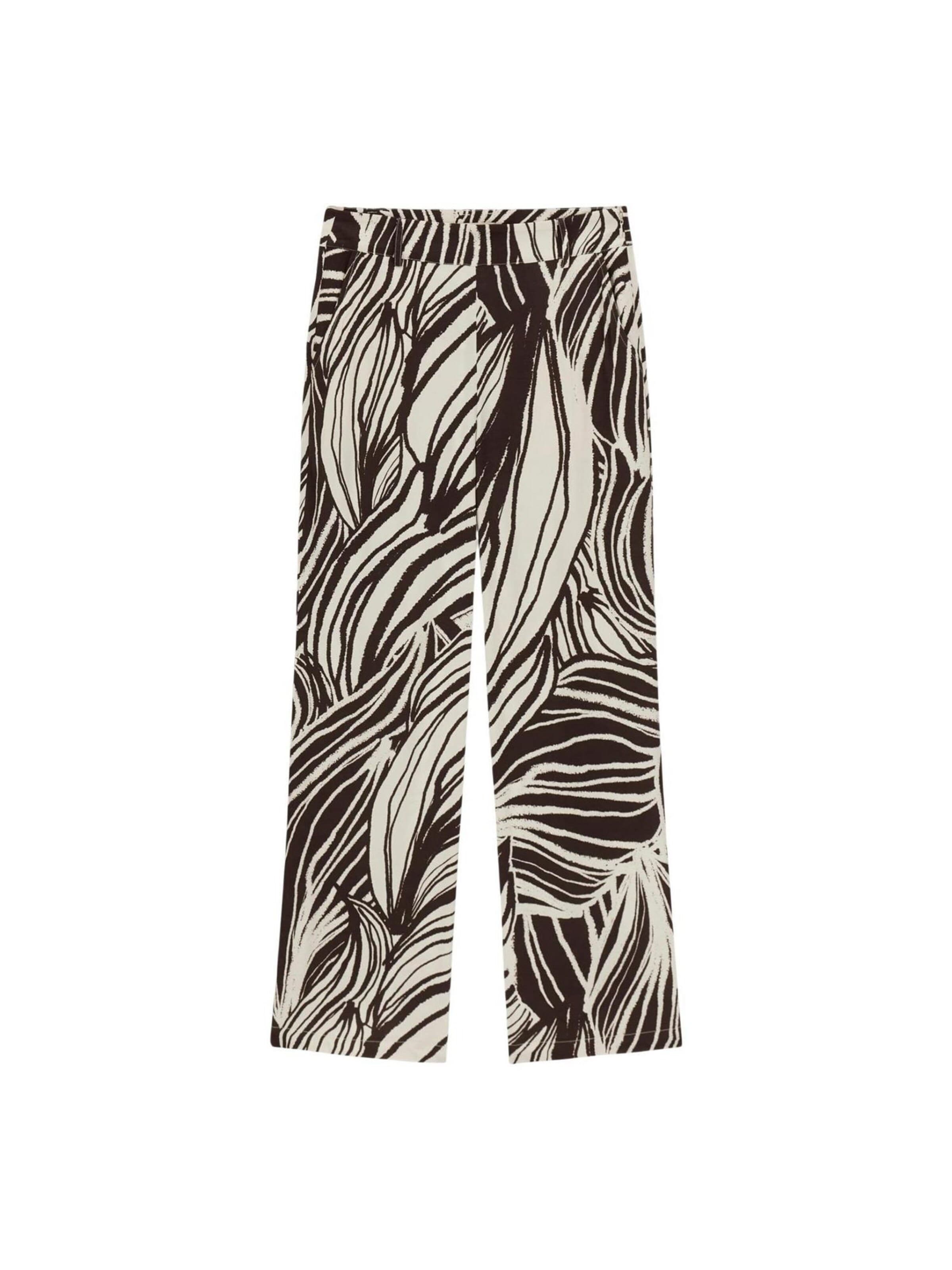 GUESS Wide leg Trousers 'BASTIENNE WIDE LEG TROUSER W6GB19 W1972' in Brown: front