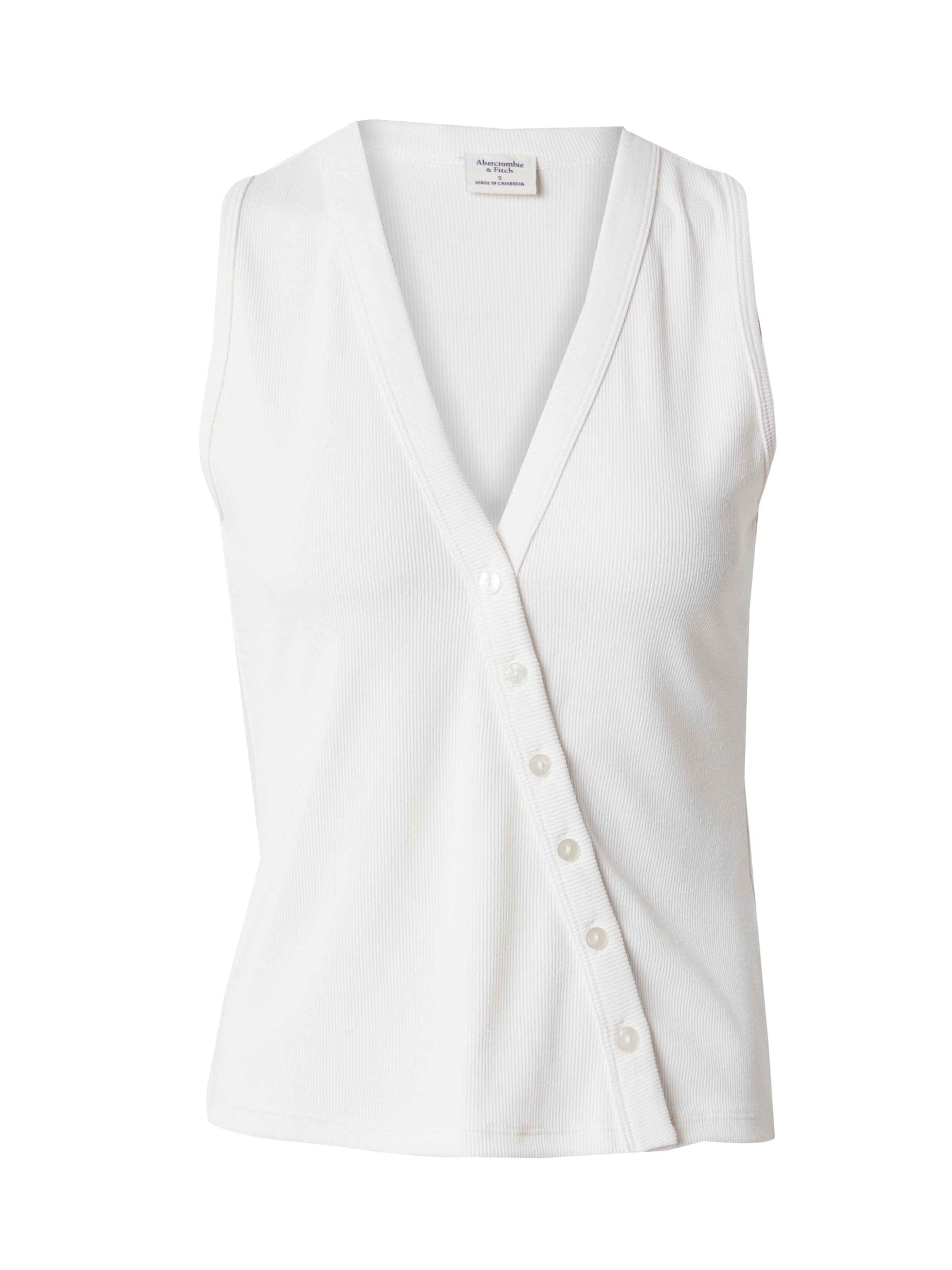 Abercrombie &amp; Fitch Top w kolorze beżowy: przód