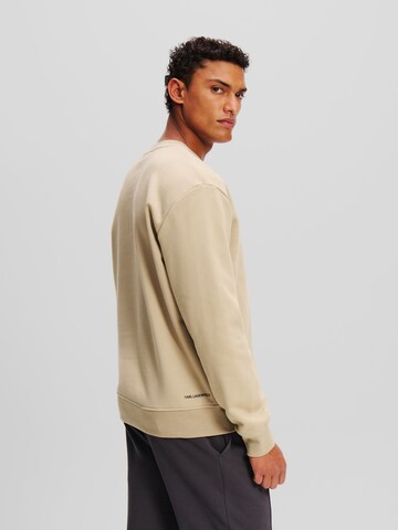 Sweat-shirt 'KAMEO' Karl Lagerfeld en beige