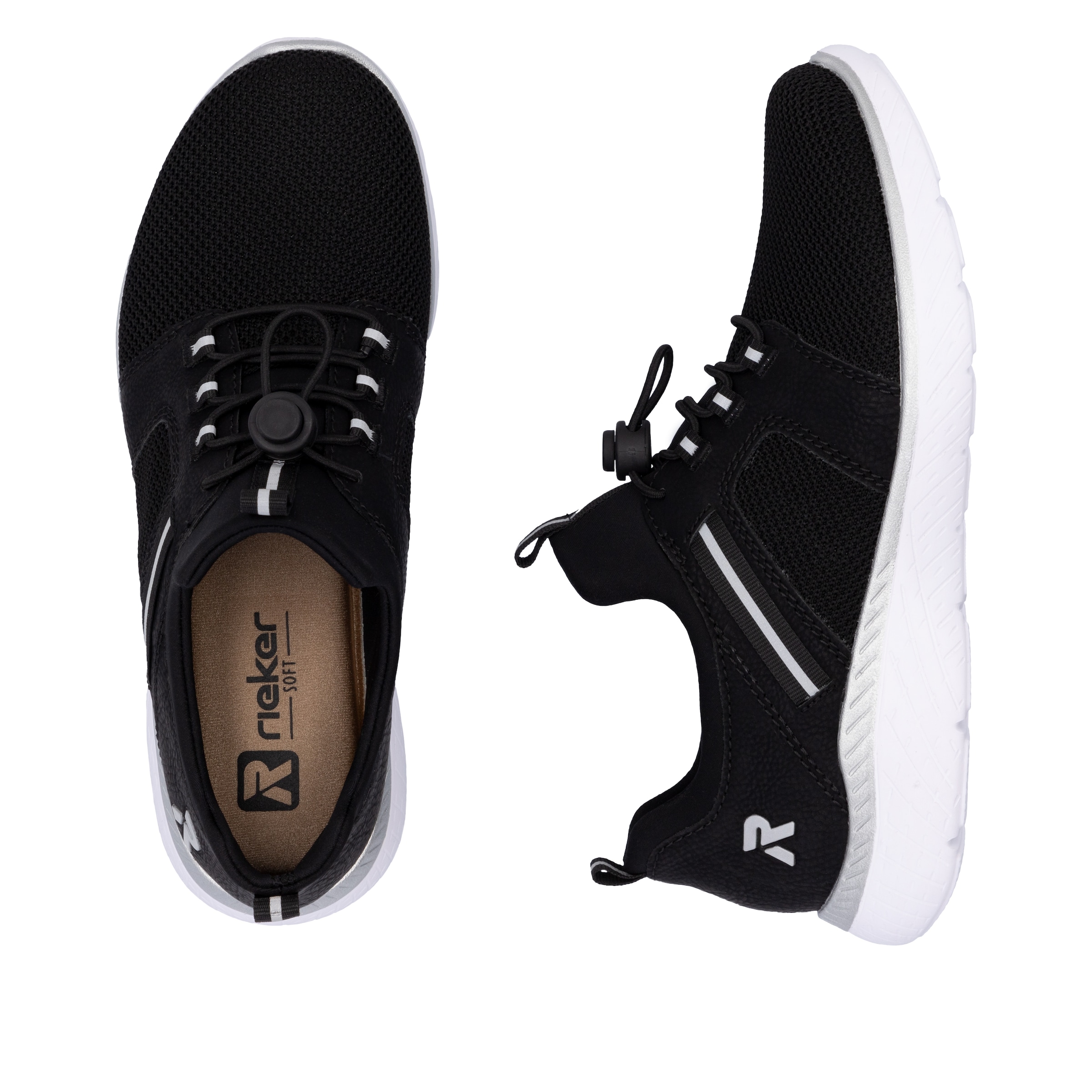 Baskets basses 'M5065' Rieker Sport en noir