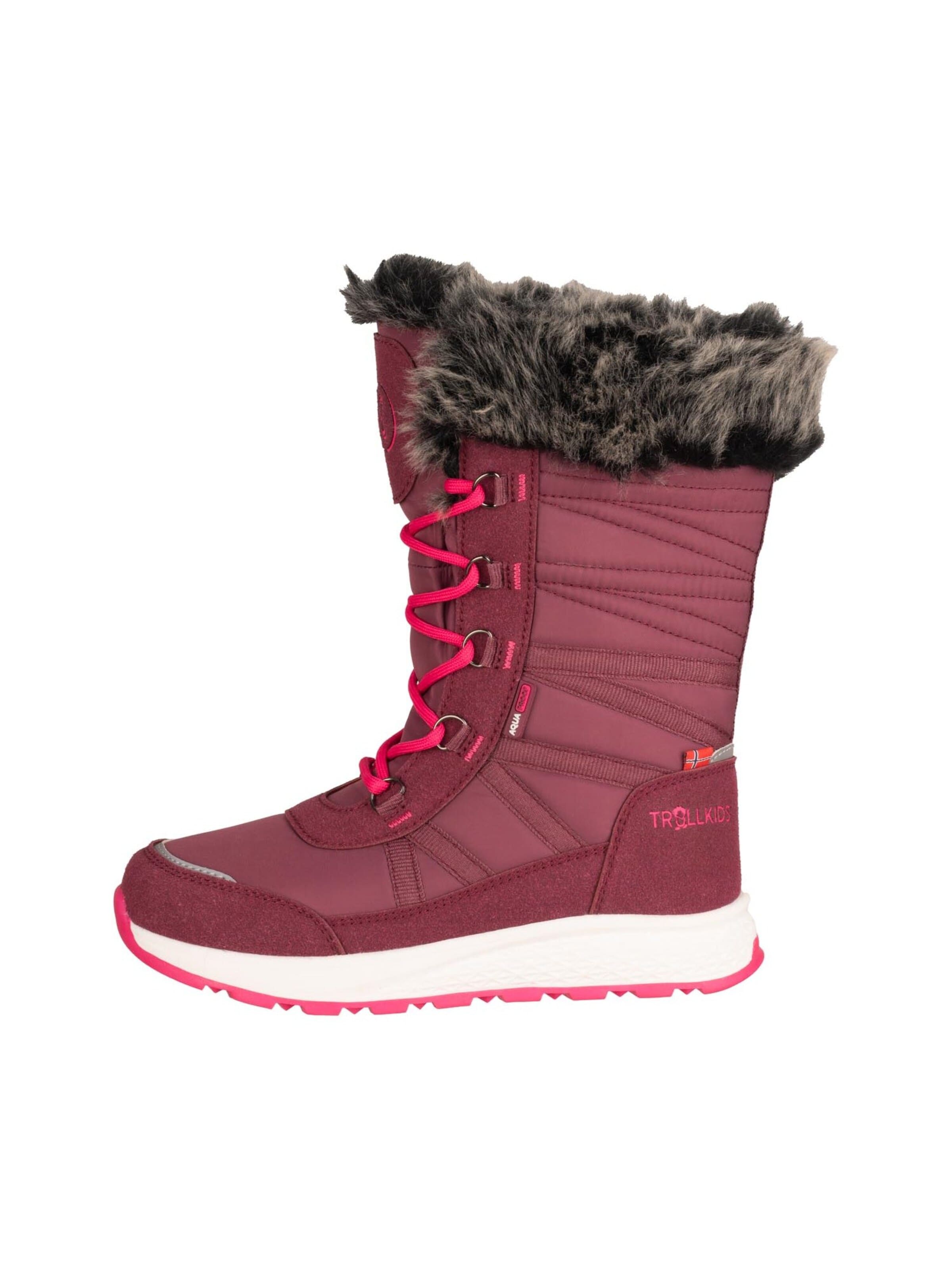 TROLLKIDS Snowboots in Rot