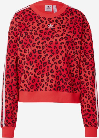 ADIDAS ORIGINALS Sweatshirt in Rood: voorkant