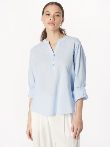 Kaffe Blouse 'Majse' in Blauw: voorkant