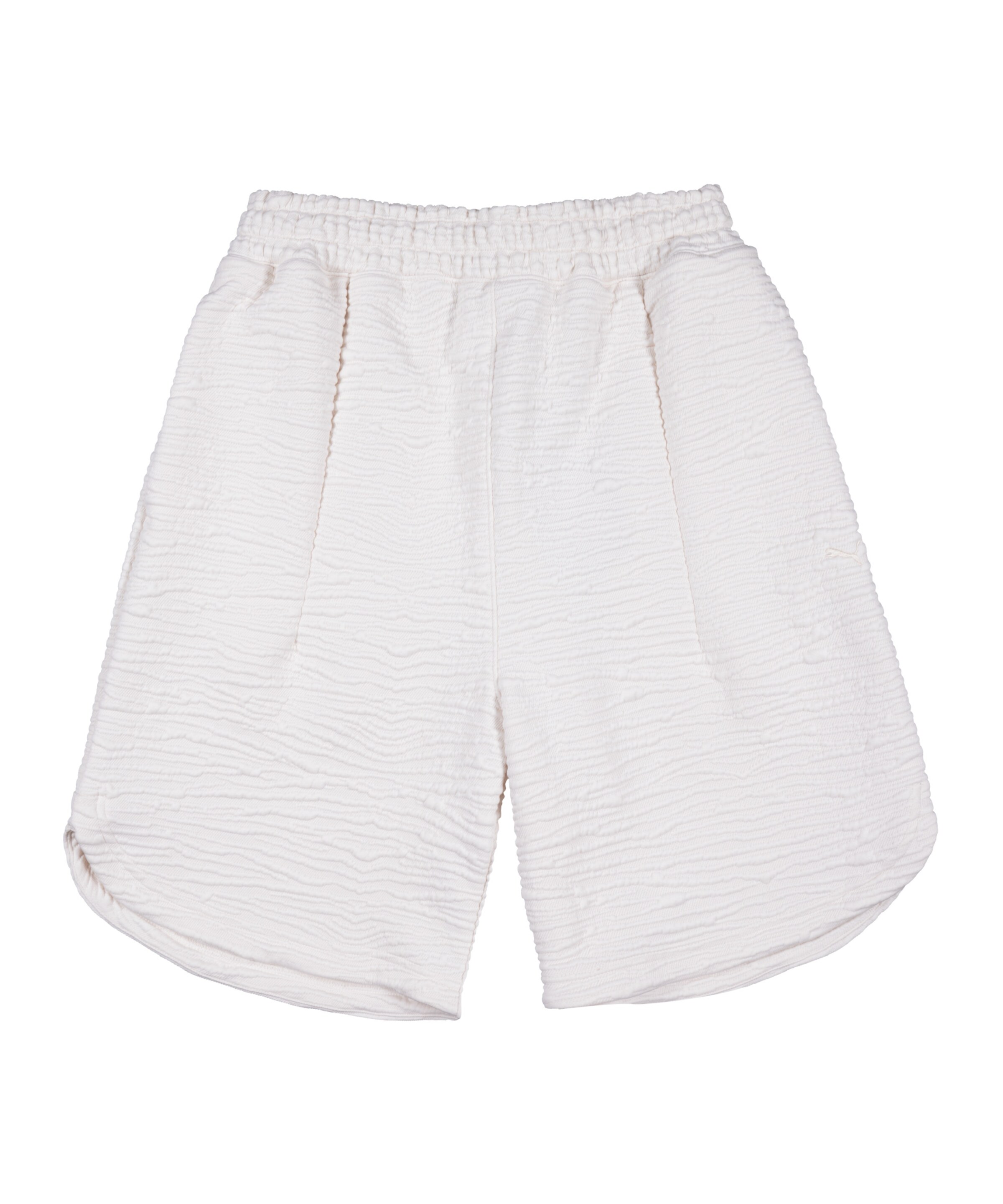 PUMA Loosefit Sportshorts in Weiß: Vorderseite