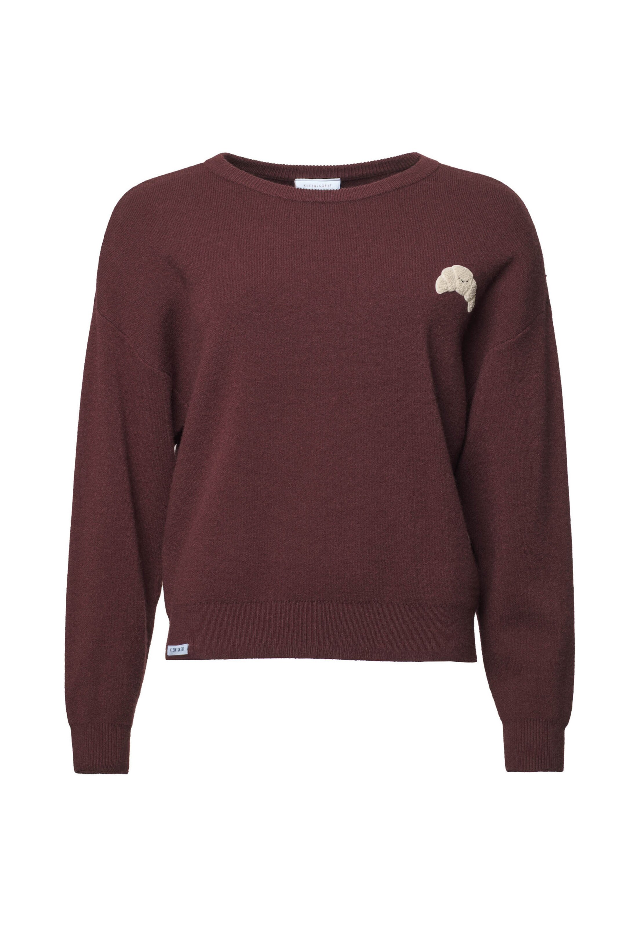 Kleinigkeit Sweater 'Smiley Hörnchen' in Red: front