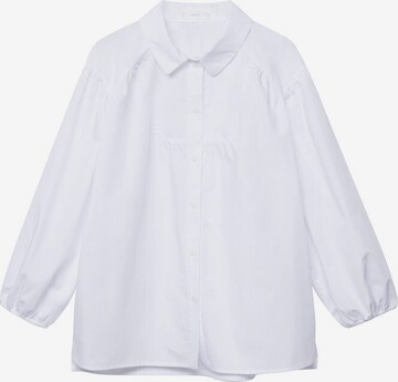 MANGO KIDS Bluse in Weiß: predná strana
