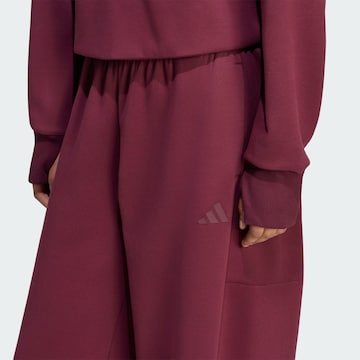 Barrel Pantaloni sportivi 'Soft Lux' di ADIDAS SPORTSWEAR in rosso