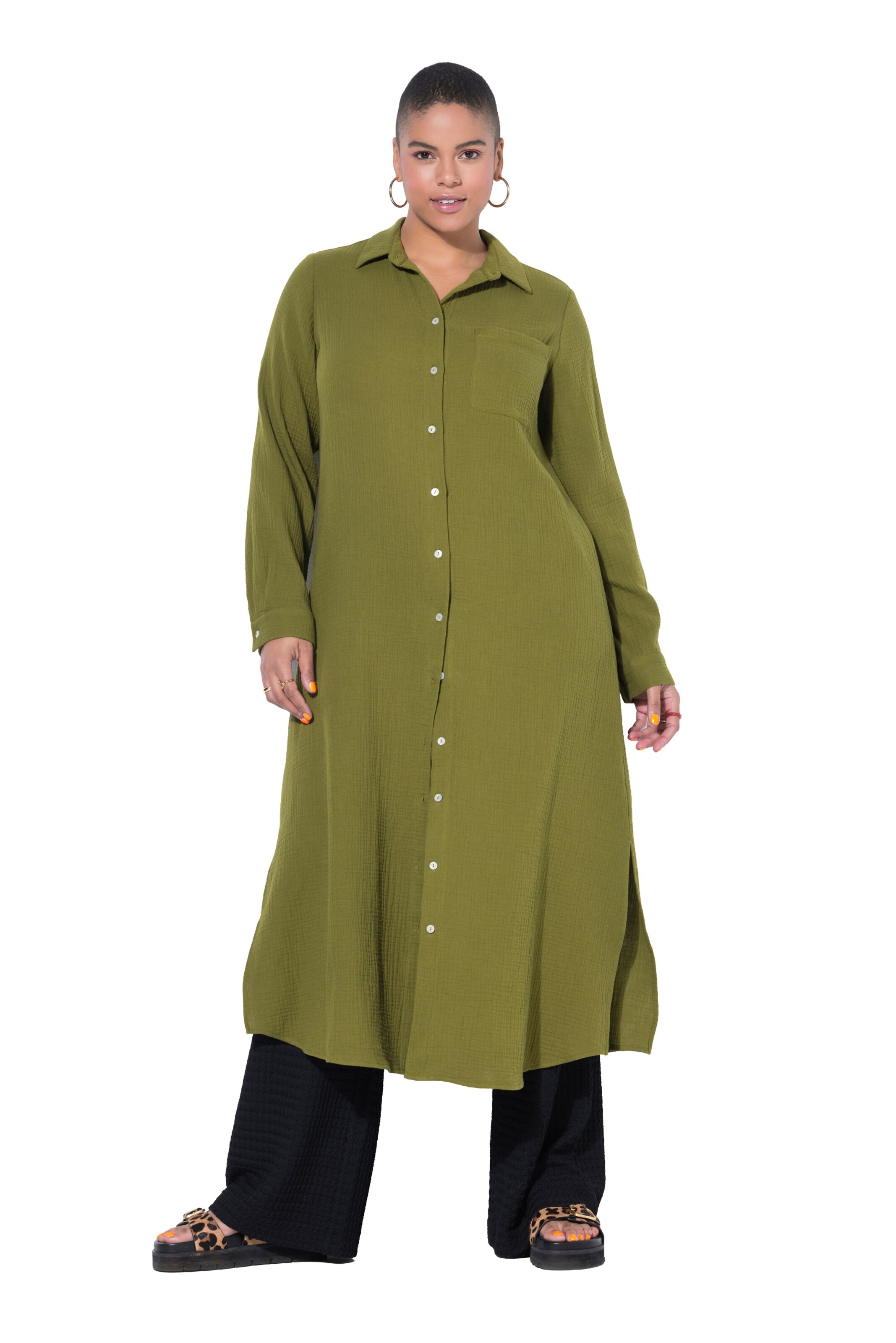 Studio Untold Kleid in Grün: Vorderseite