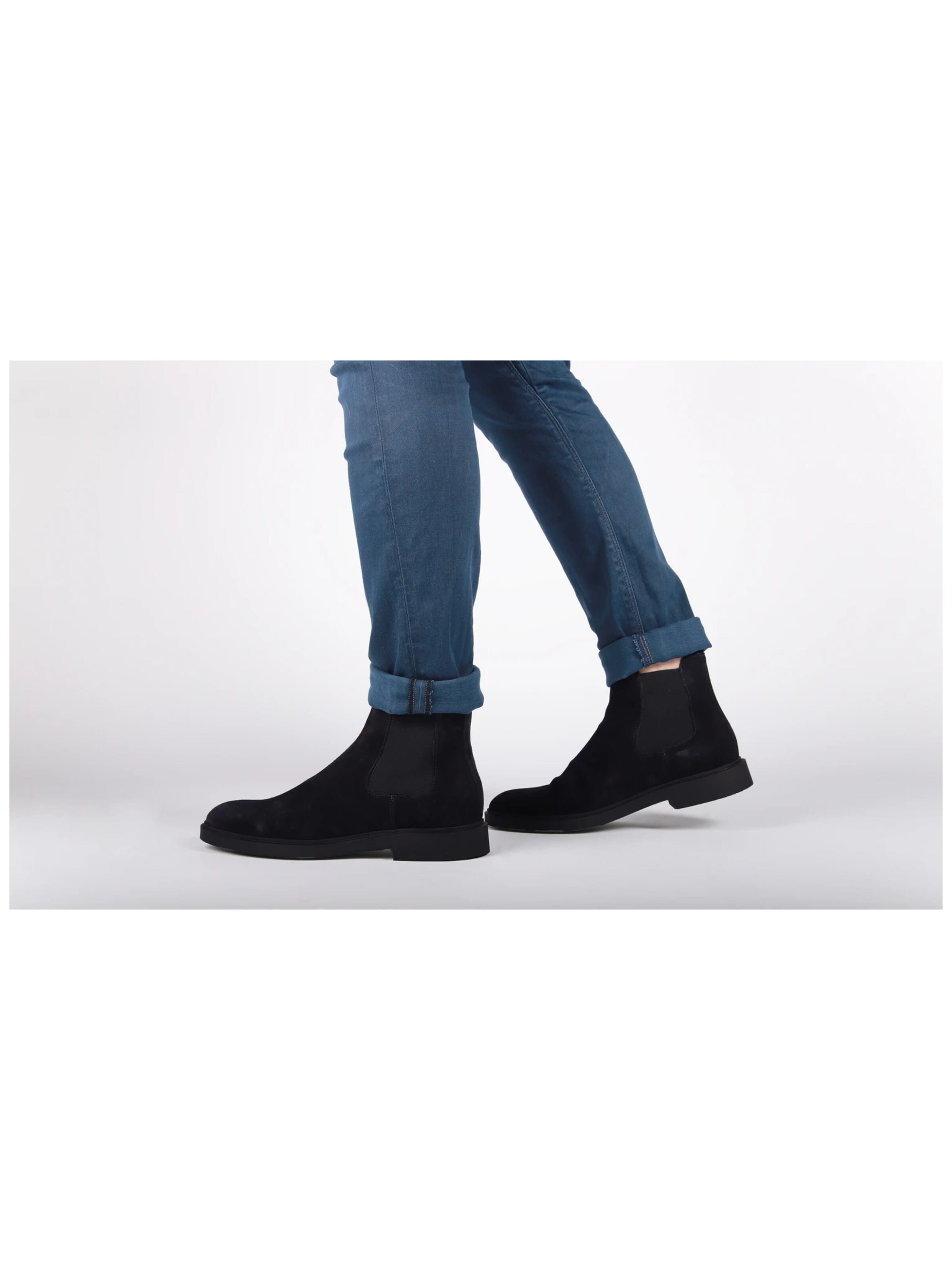 BLACKSTONE Chelsea boots 'Owen WG81' in Blauw