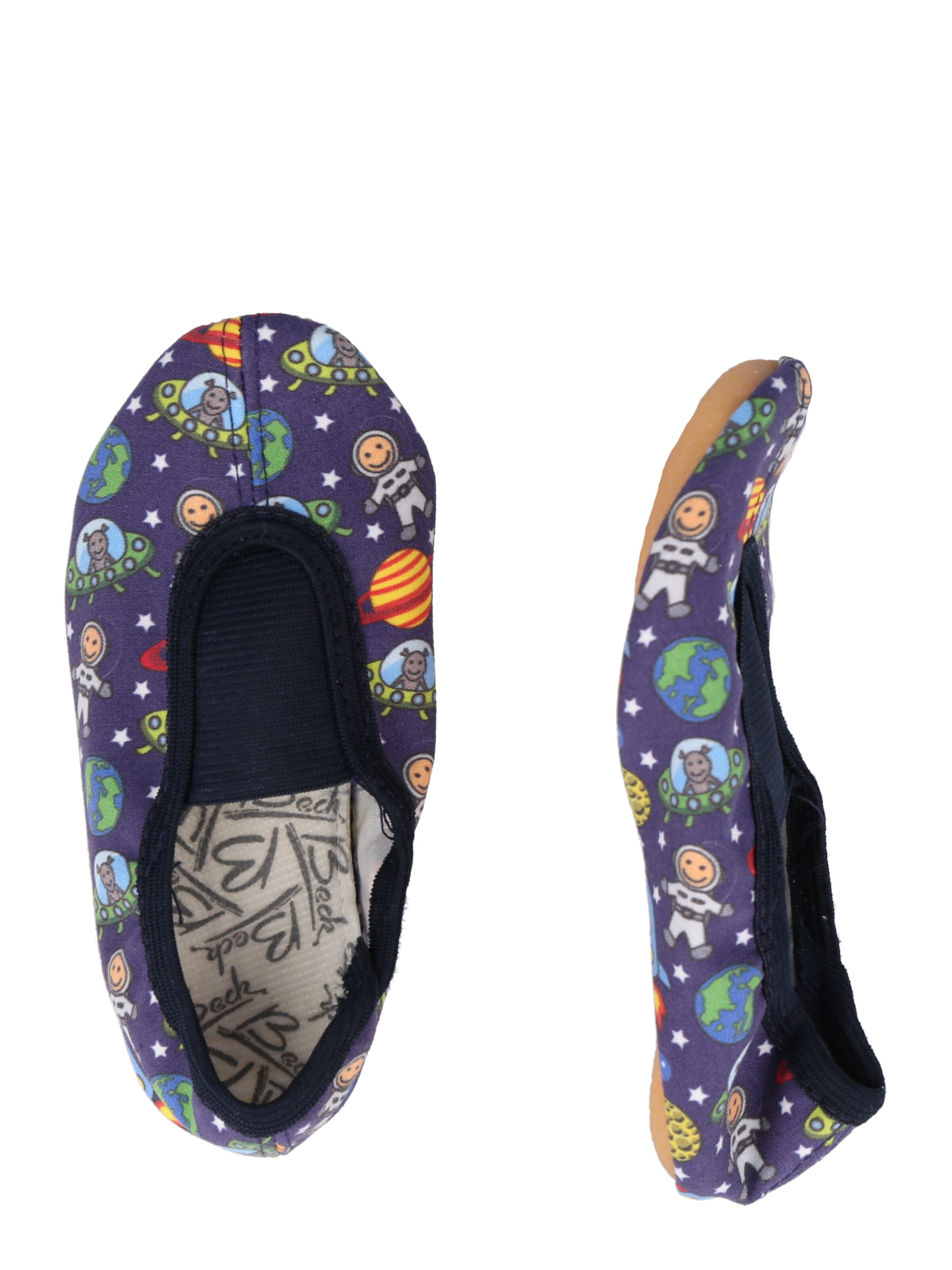 BECK Slipper 'Space' in Blue