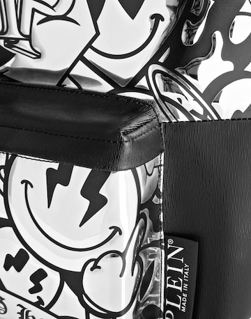 Philipp Plein - Mochila 'Smile' em prata