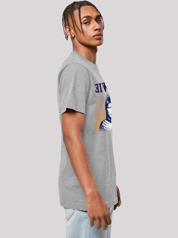 F4NT4STIC T-Shirt 'David Bowie' in Grau