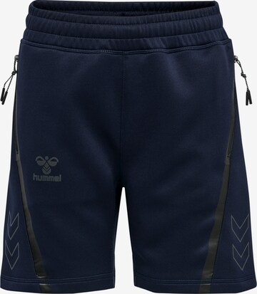 Regular Pantalon de sport 'CIMA' Hummel en bleu : devant