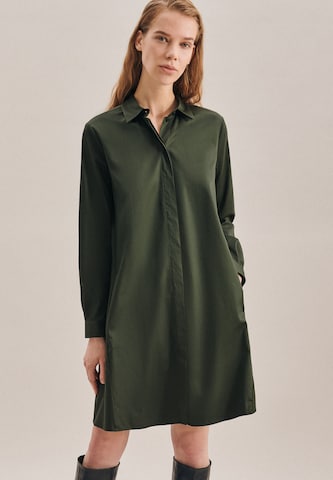 Robe-chemise SEIDENSTICKER en vert : devant