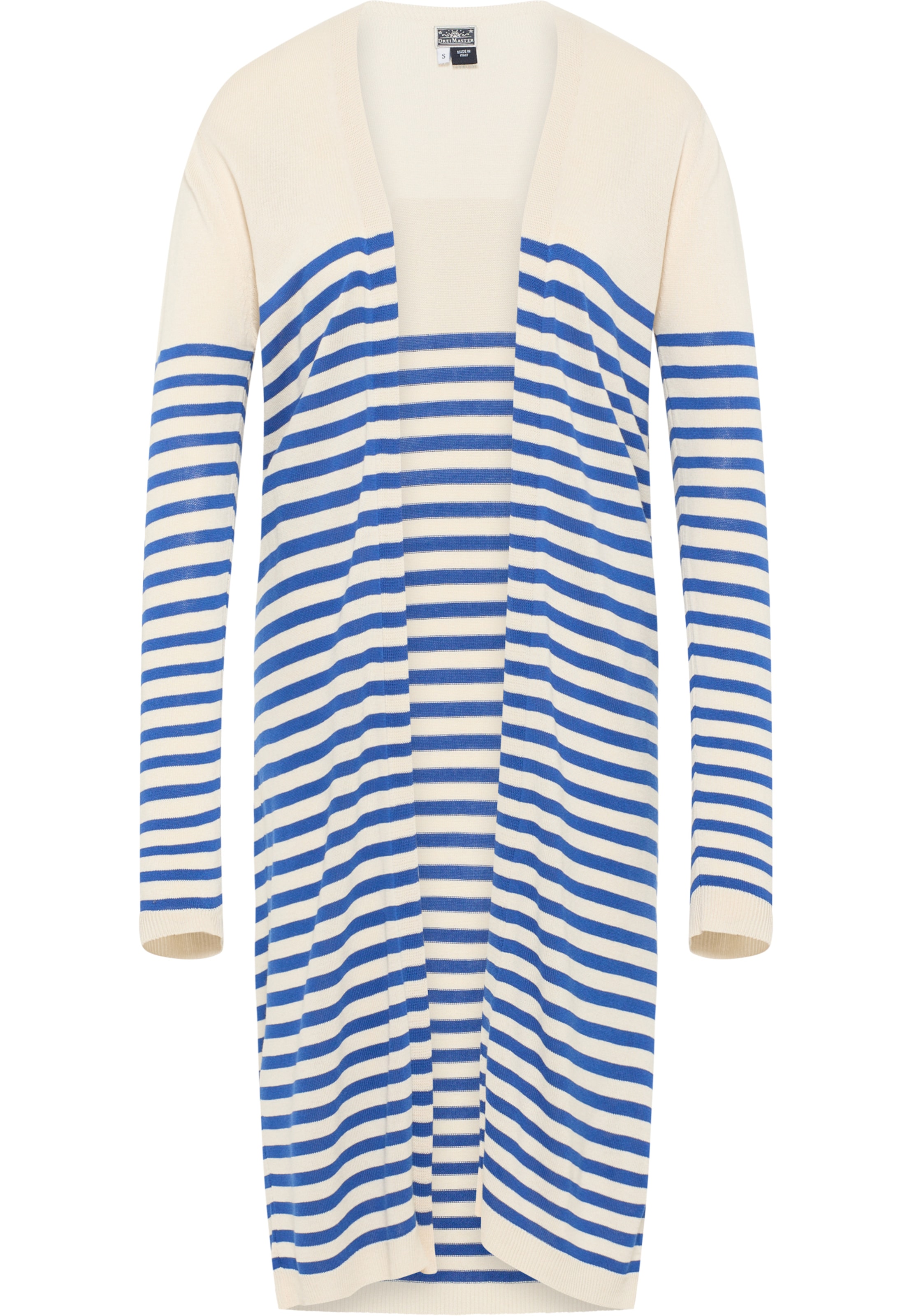 DreiMaster Maritim Gebreid vest in Blauw: voorkant