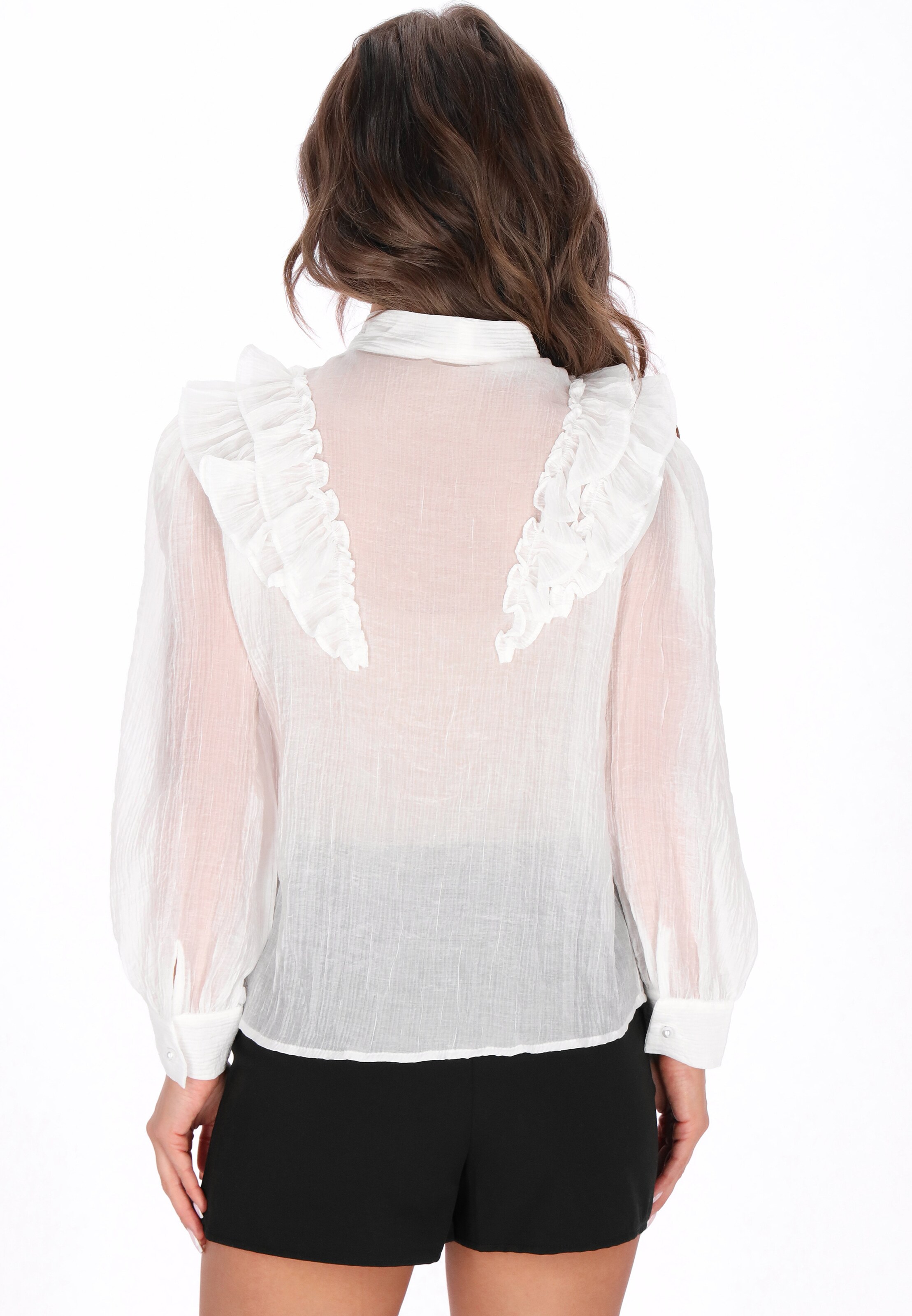 faina - Blusa em branco