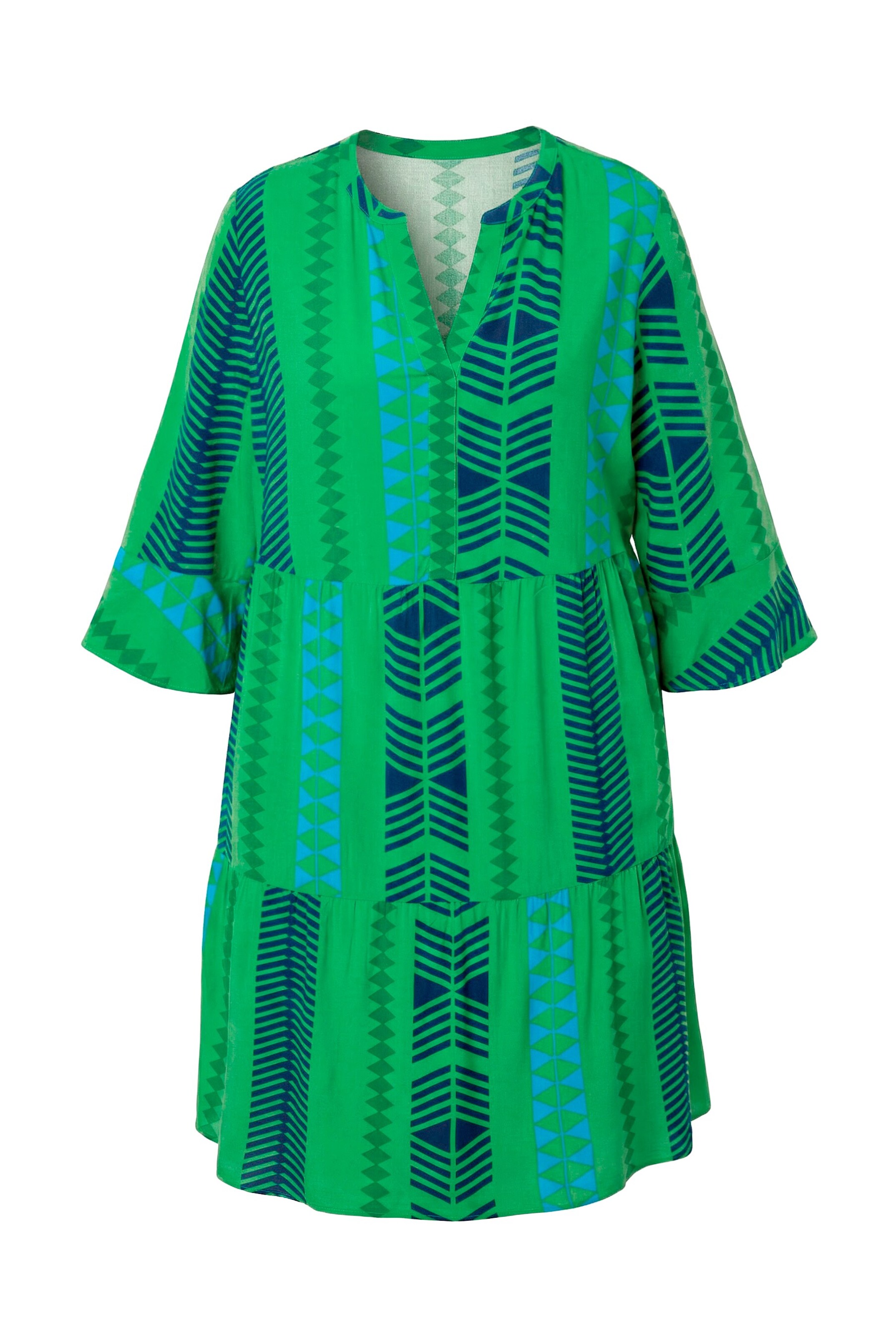 Ulla Popken Kleid in Grün: Vorderseite
